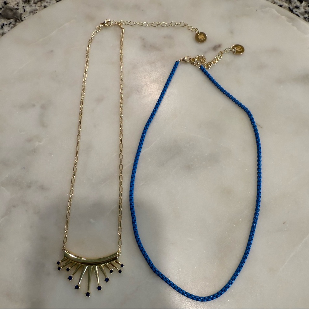 2 B.b. Lila Necklaces NEW